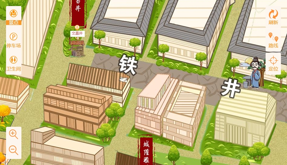 金牛智慧景区：手绘地图与语音导览的完美融合